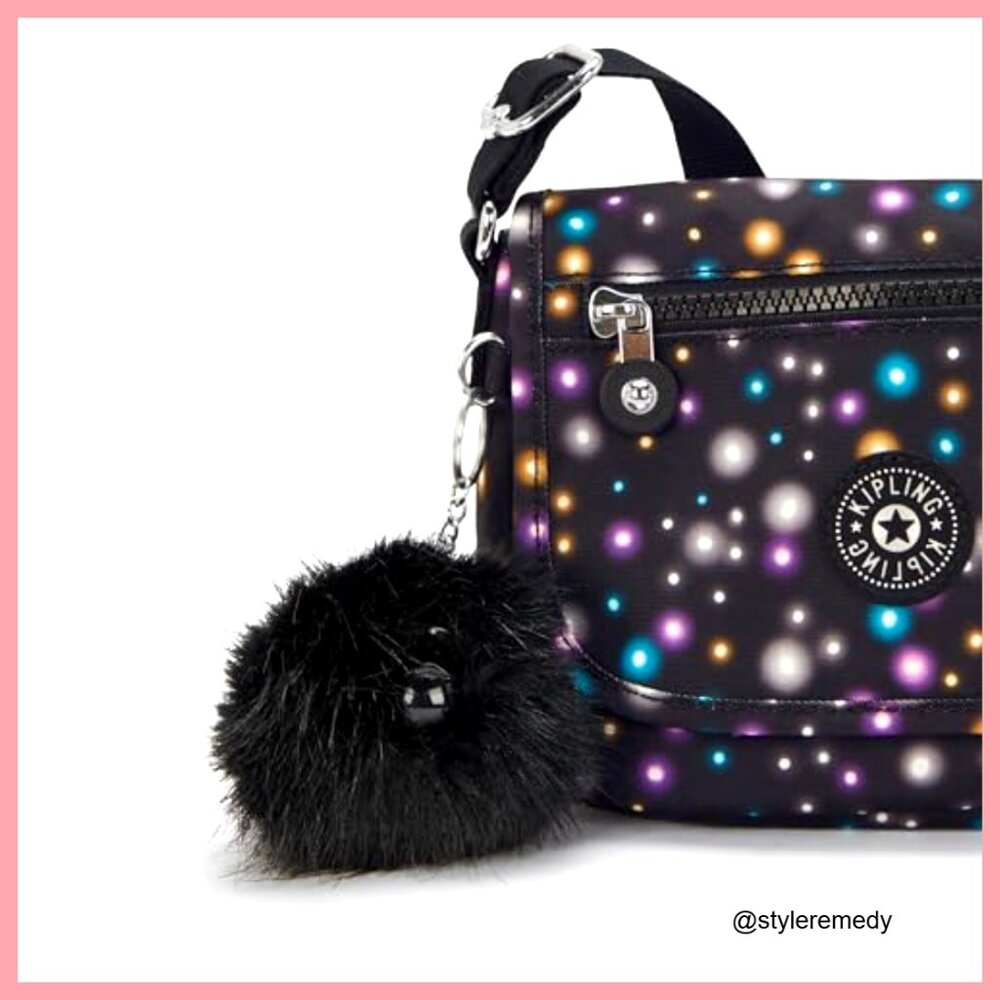 Lightweight Crossbody Mini Bag, Water Resistant Nylon, Adjustable Strap - Picture 5 of 5